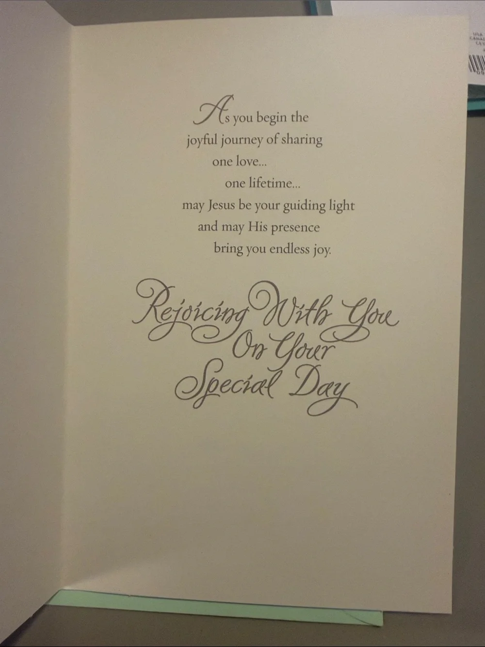 🌻 Bundle of 2 DaySpring Religious Wedding Cards